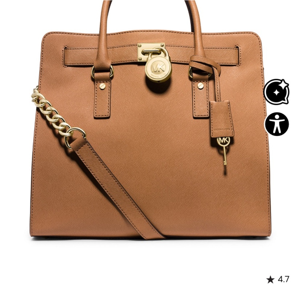 Michael Kors Tan Leather Tote Bag
